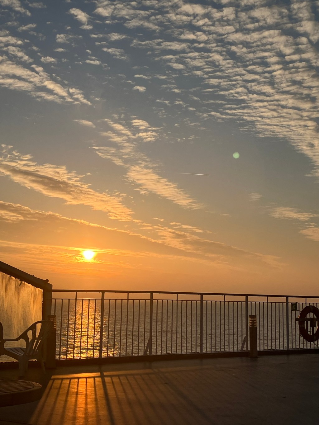 Travelling by sunset